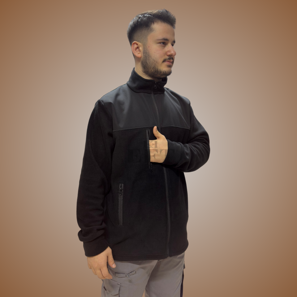 SİYAH POLAR CEKET SOFTSHELLİ