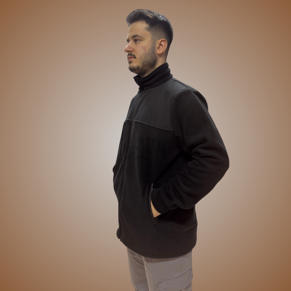 SİYAH POLAR CEKET SOFTSHELLİ