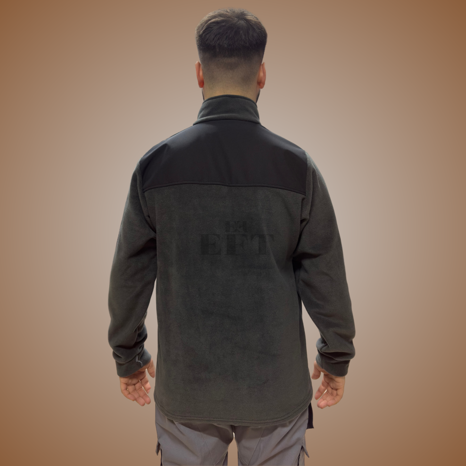 GRİ POLAR CEKET MODELLERİ SOFTSHELLİ
