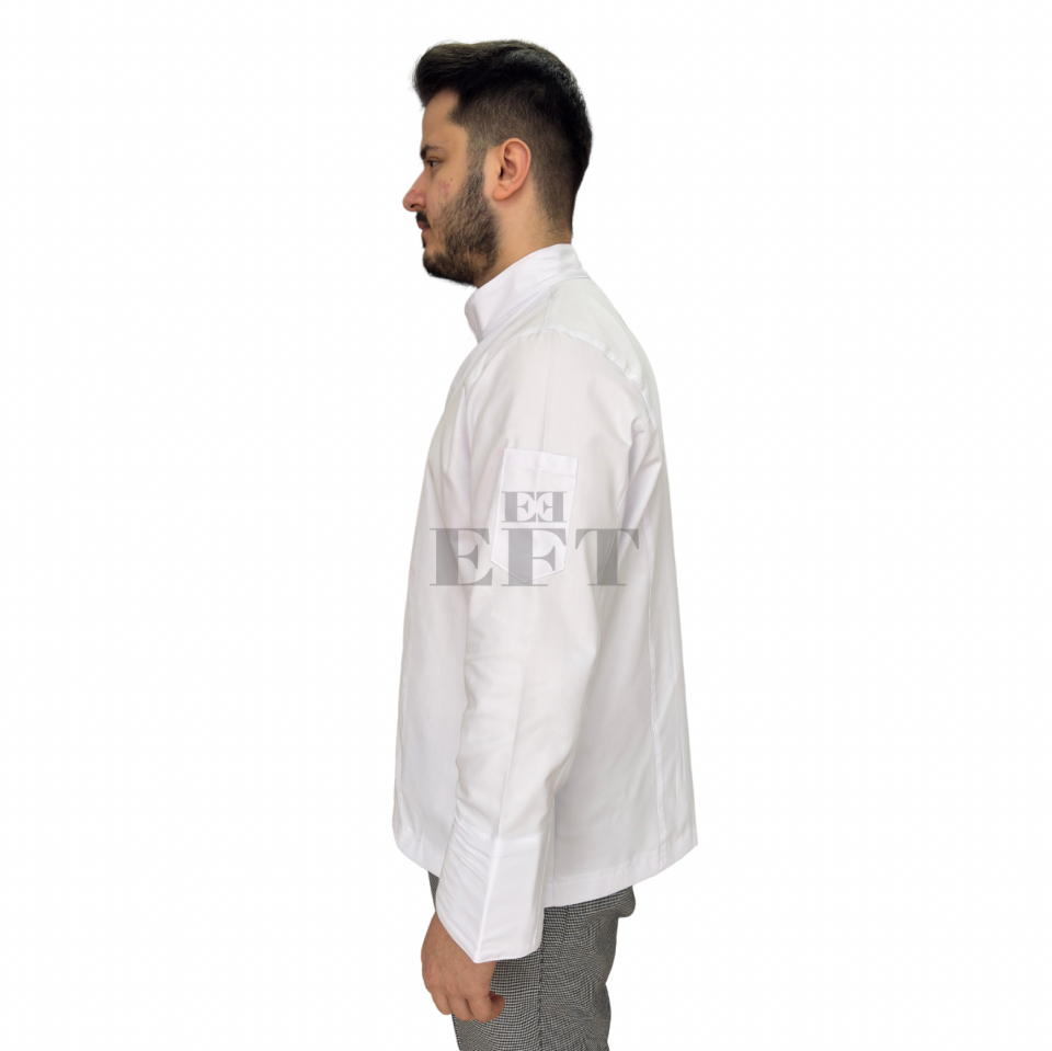 BEYAZ KLASİK MODEL ŞEF CEKETİ
