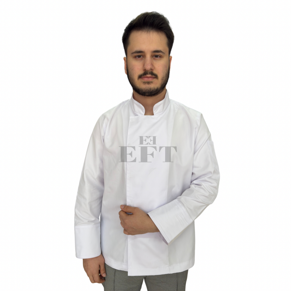 BEYAZ KLASİK MODEL ŞEF CEKETİ